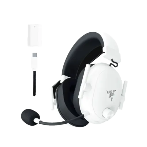 Razer BlackShark V2 HyperSpeed – אוזניות אלחוטיות לבן