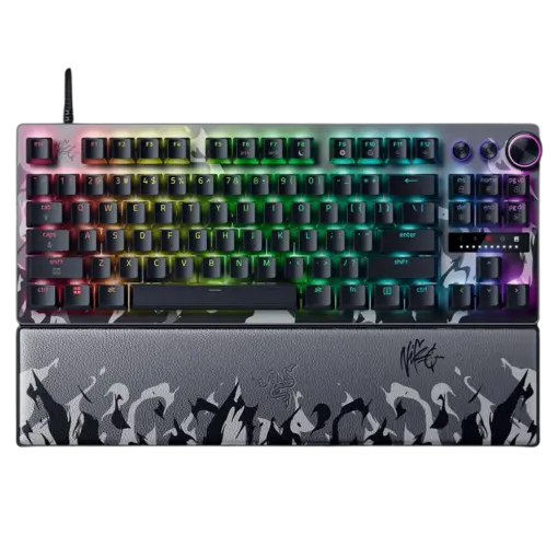 מקלדת גיימינג דגם Huntsman V3 Pro Tenkeyless 8khz Niko Edition מבית Razer
