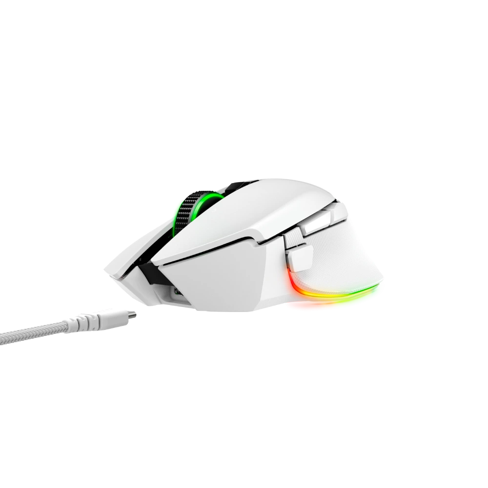 עכבר גיימינג אלחוטי Razer Basilisk V3 Pro צבע לבן – תמונה 3