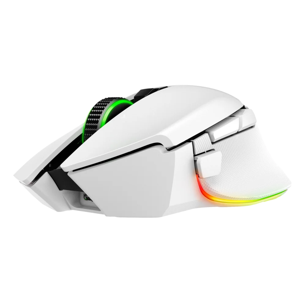 עכבר גיימינג אלחוטי RAZER BASILISK V3 PRO 35K לבן – תמונה 3