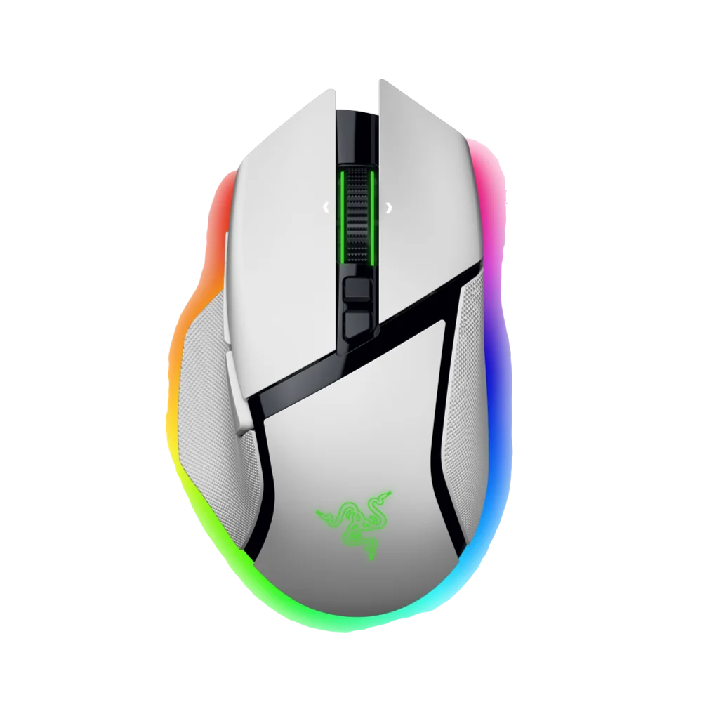 עכבר גיימינג אלחוטי RAZER BASILISK V3 PRO 35K לבן
