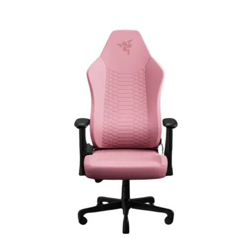 כיסא גיימינג דגם Iskur V2 X NewGen בצבע ורוד מבית Razer