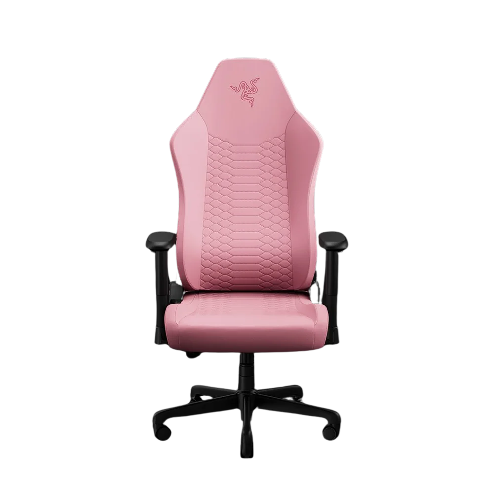 כיסא גיימינג דגם Iskur V2 X NewGen בצבע ורוד מבית Razer