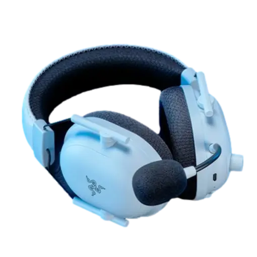אוזניות גיימינג אלחוטיות Razer BlackShark V2 Pro – דרייברים TriForce Titanium 50 מ"מ – סוללה עד 70 שעות – צבע לבן