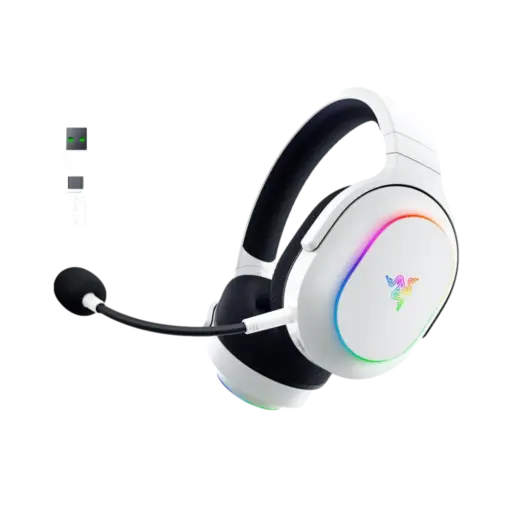 אוזניות גיימינג אלחוטיות Razer Barracuda X Chroma 2.4GHz Bluetooth רב פלטפורמתיות 70 שעות סוללה באחריות יבואן רשמי