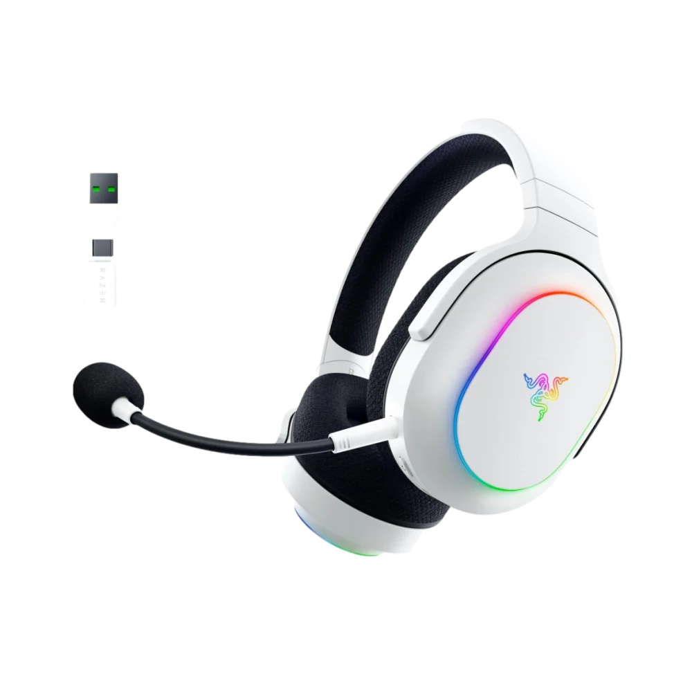אוזניות גיימינג אלחוטיות Razer Barracuda X Chroma 2.4GHz Bluetooth רב פלטפורמתיות 70 שעות סוללה באחריות יבואן רשמי – תמונה 2