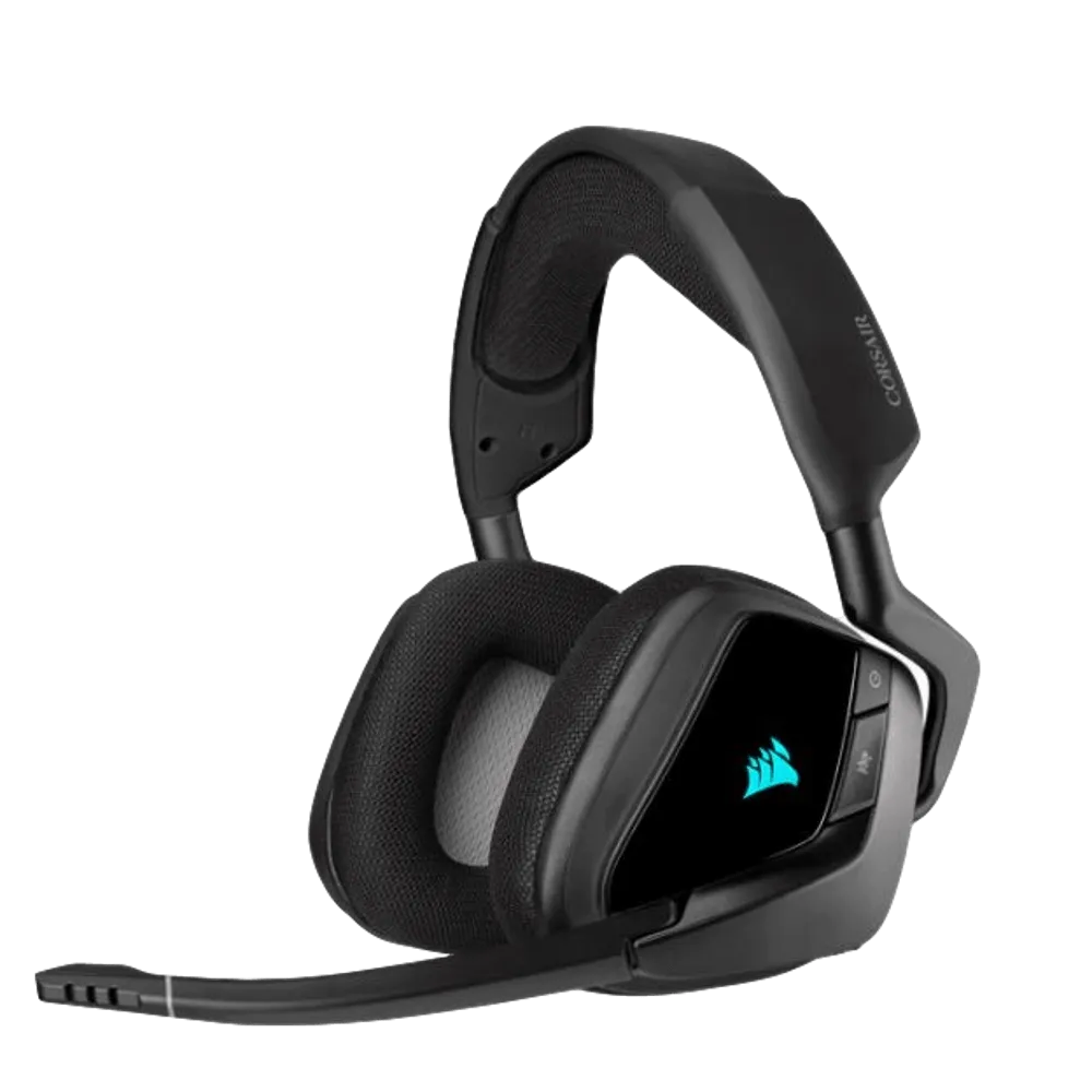 אוזניות גיימינג אלחוטיות VOID RGB ELITE -CORSAIRקרבון – תמונה 2