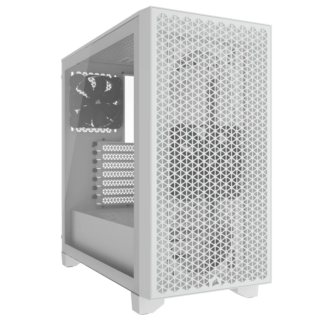 מארז למחשב לבן CORSAIR 3000D Airflow Mid Tower – תמונה 2