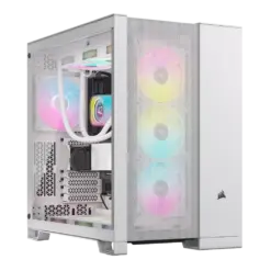 Alternative view of מארז למחשב CORSAIR 6500D AIRFLOW Mid-Tower Dual Chamber לבן