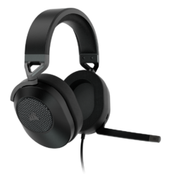 אוזניות גיימינג CORSAIR HS65 SURROUND 7.1 – שחור