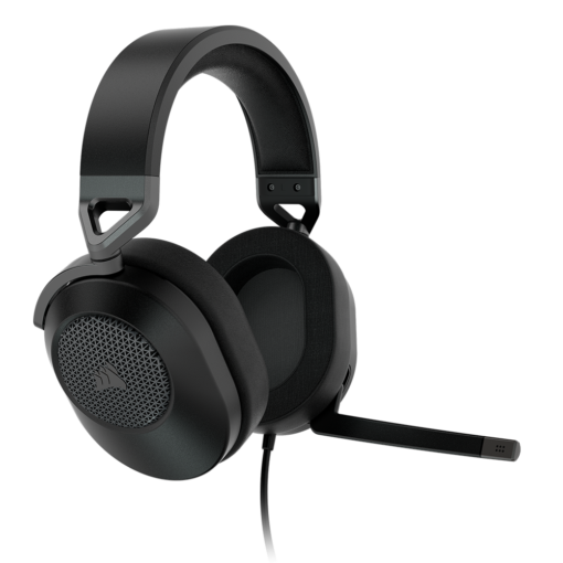 אוזניות גיימינג CORSAIR HS65 SURROUND 7.1 – שחור