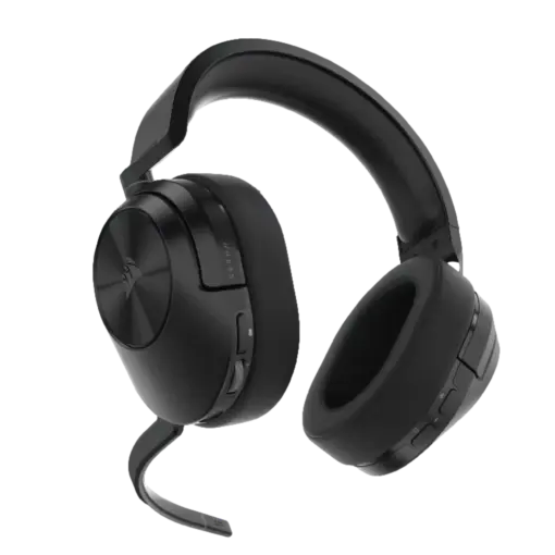 אוזניות גיימינג Corsair HS55 Wireless Core – אלחוטי בטווח עד 9 מטר – תמיכת Bluetooth – דרייברים 50 מ"מ ניאודימיום – רפידות קצף זיכרון