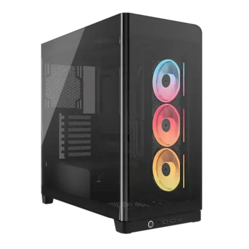 מארז מחשב CORSAIR FRAME 4500X ARGB זכוכית – מיד טאוור שחור