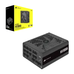 Alternative view of ספק כוח מודולרי 1000 וואט HX1000i Fully Modular Ultra-Low Noise Platinum