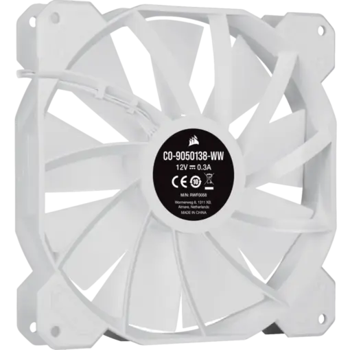 2 מאווררים 140 ממ + בקר שליטה – iCUE SP140 RGB ELITE 2 Pack + Node CORE - לבן