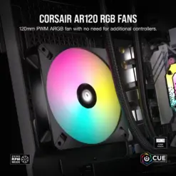 קיט 3 מאווררים 120 CORSAIR iCUE AR120 Digital RGB PWM Triple Pack