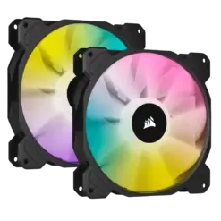 3 מאווררים 120 ממ + בקר שליטה –iCUE SP120 RGB ELITE 3 Pack + Lighting Node CORE