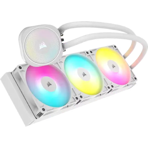 קירור נוזלי למעבד Corsair NAUTILUS 360 RS ARGB – לבן