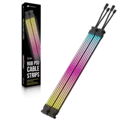 פסי תאורת ARGB לכבלי ספק כוח CORSAIR – גמישים במיוחד עם 200 לדים