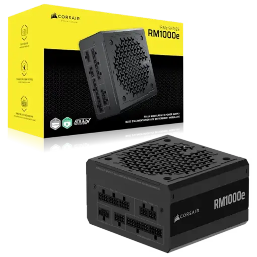 ספק כוח CORSAIR RM1000e RMe Series – 1000W שחור – Fully Modular