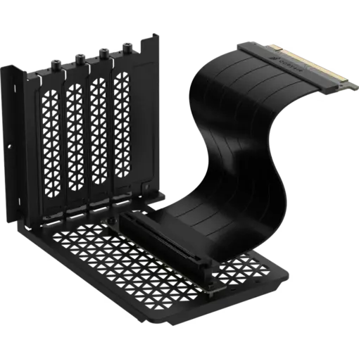 ערכת תלייה אנכית לכרטיסי מסך – Corsair 6500 Series Vertical GPU Mount Kit בצבע שחור