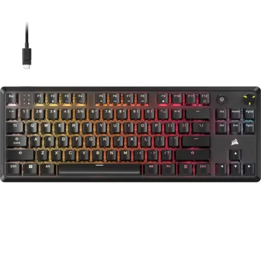 מקלדת גיימינג מכנית K70 CORE TKL RGB קצרה