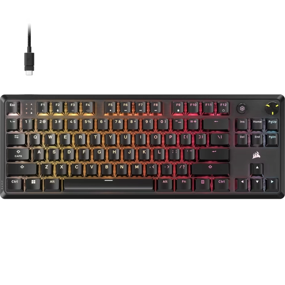מקלדת גיימינג מכנית K70 CORE TKL RGB קצרה
