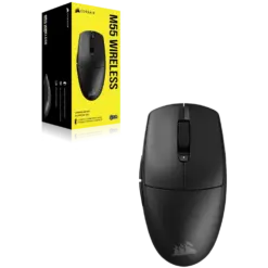 Alternative view of עכבר גיימינג אלחוטי Corsair M55 Wireless – עיצוב סימטרי מדויק עם סוללה עוצמתית