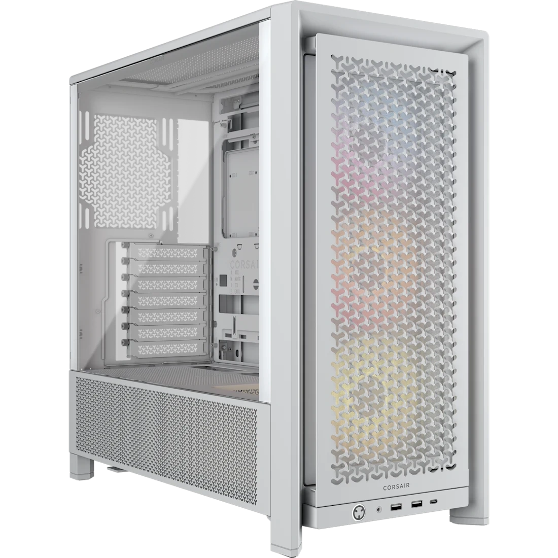 מארז מחשב מודולרי דגם Frame 4000D RS ARGB בצבע לבן מבית Corsair
