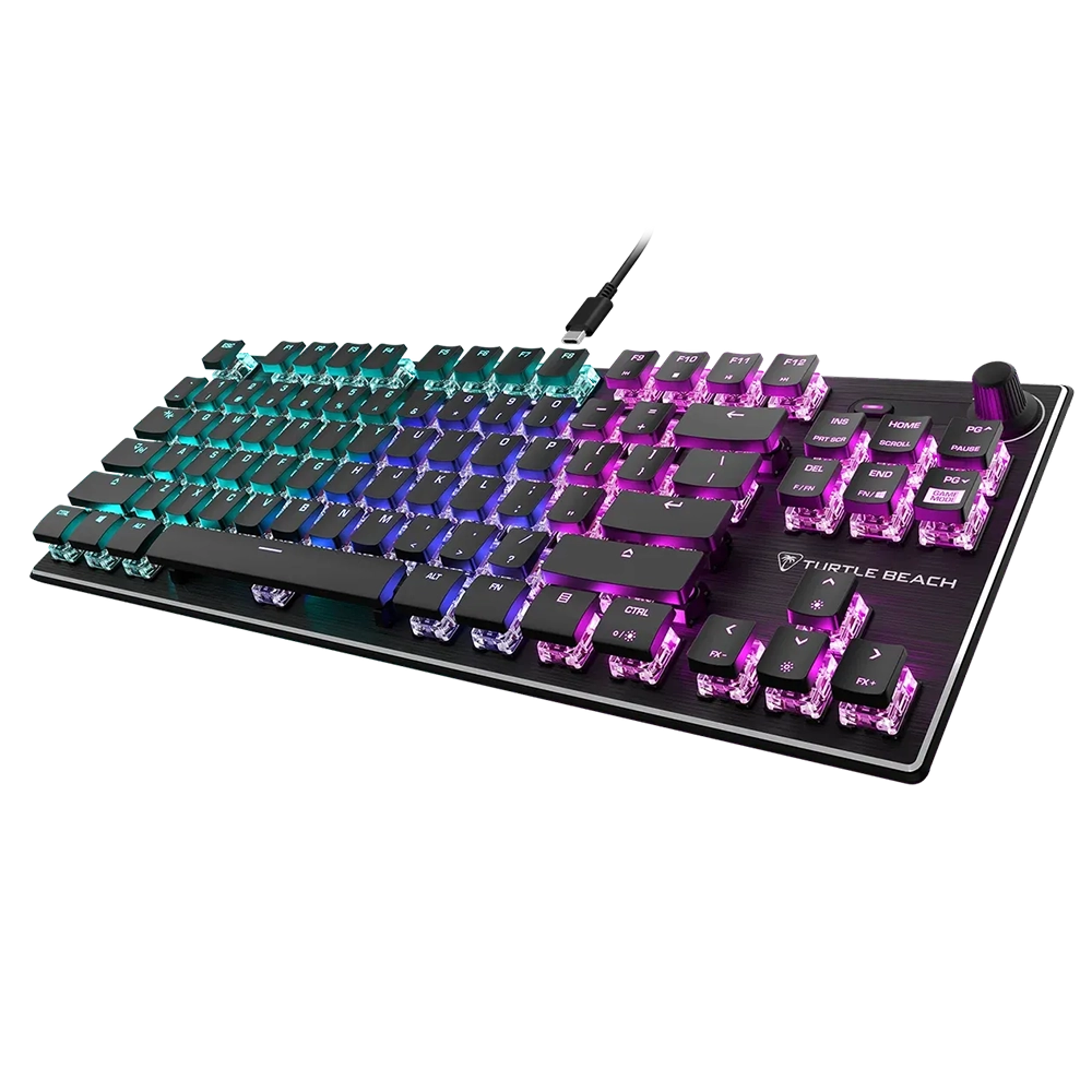 מקלדת גיימינג מכנית קומפקטית Turtle Beach Vulcan TKL – תמונה 4