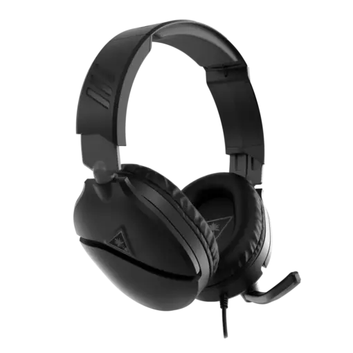 אוזניות גיימינג Turtle Beach Recon 70 – דרייברים 40 מ"מ – מיקרופון מתקפל – חיבור 3.5 מ"מ – שחור
