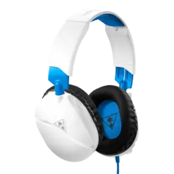 אוזניות גיימינג Turtle Beach Recon 70 לבן כחול 3.5mm 40mm רב-פלטפורמתי באחריות יבואן רשמי
