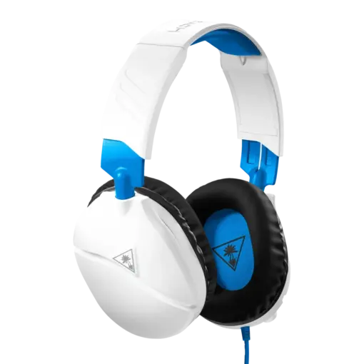 אוזניות גיימינג Turtle Beach Recon 70 לבן כחול 3.5mm 40mm רב-פלטפורמתי באחריות יבואן רשמי