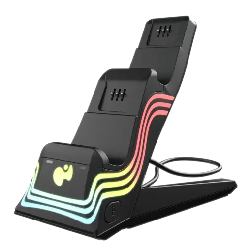 מטען כפול PDP Afterglow™ Wave + סוללות נטענות – לשלטי Xbox