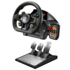 Alternative view of סט הגה ודוושות VelocityOne™ Race – תואם Xbox ו־PC – מבית Turtle Beach