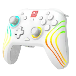 Alternative view of בקר גיימינג אלחוטי ל-Nintendo Switch 2 דגם Afterglow Wave Wireless Controller בצבע לבן מבית Turtle Beach