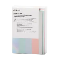 כרטיסי (18) Cricut Away R10 פסטל