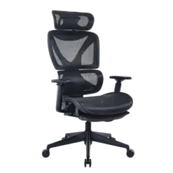 Alternative view of כיסא מנהלים ארגונומי בצבע שחור עם מסגרת אפורה דגם MWMS200 מבית MIRACASE