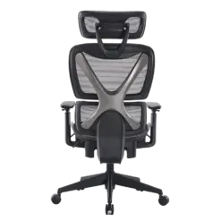 Alternative view of כיסא מנהלים ארגונומי בצבע שחור עם מסגרת אפור כהה דגם MWMS200 מבית MIRACASE