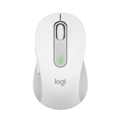 עכבר אלחוטי Logitech Signature M650 לבן Bluetooth 4000DPI 24 חודשי סוללה באחריות יבואן רשמי