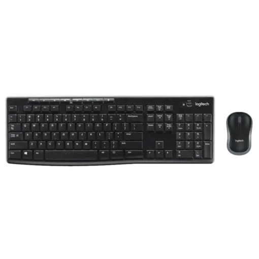 מקלדת ועכבר אלחוטיים Logitech MK270 USB רוסי באחריות יבואן רשמי