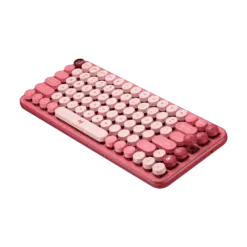 מקלדת מכאנית אלחוטית אודם, ורוד LOGITECH POP Keys