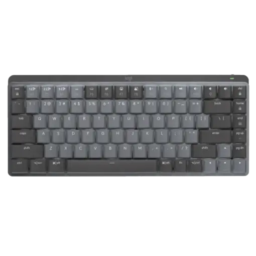 מקלדת אלחוטית מכנית Logitech MX Mechanical MINI Bluetooth USB-C נטענת עם תאורה אחורית 15 ימי סוללה באחריות יבואן רשמי