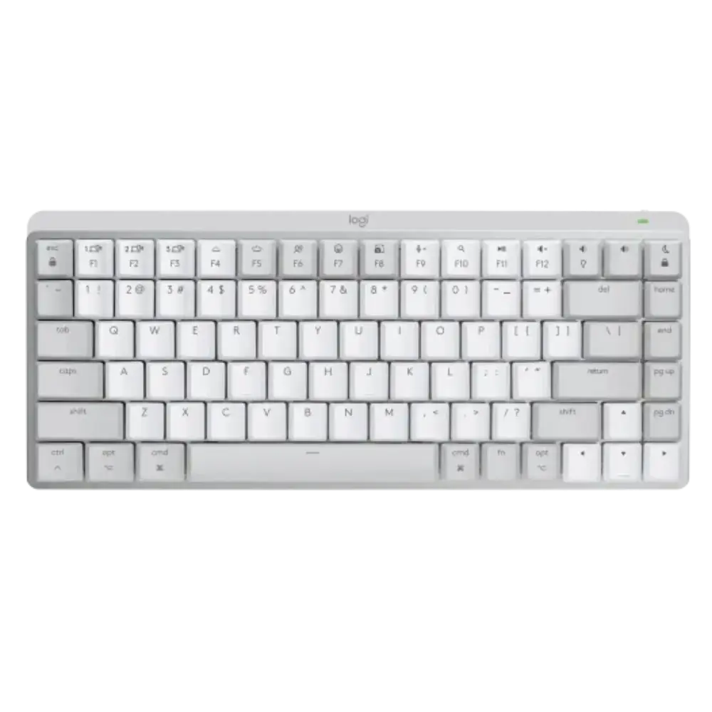 מקלדת אלחוטית מכנית Logitech MX Mechanical MINI MAC USB-C Bluetooth פרופיל נמוך 15 ימי סוללה באחריות יבואן רשמי
