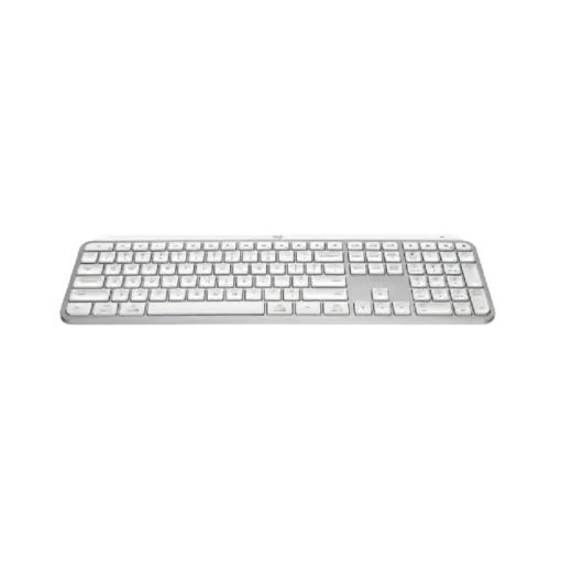 מקלדת אלחוטית מוארת Logitech MX Keys S – צבע לבן