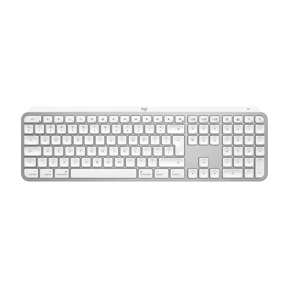 מקלדת אלחוטית LOGITECH MX KEYS S FOR MAC PALE GREY