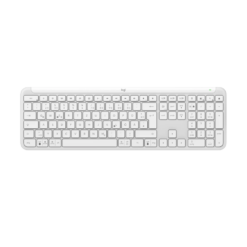 מקלדת גיימינג אלחוטית – K950 SLIM מבית Logitech בצבע Off-white