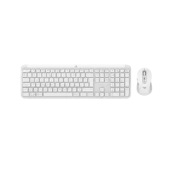 סט אלחוטי - Logitech MK950 SLIM מבית Logitech בצבע Off-white