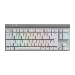 מקלדת גיימינג LOGITECH G515 LIGHTSPEED TKL צבע לבן