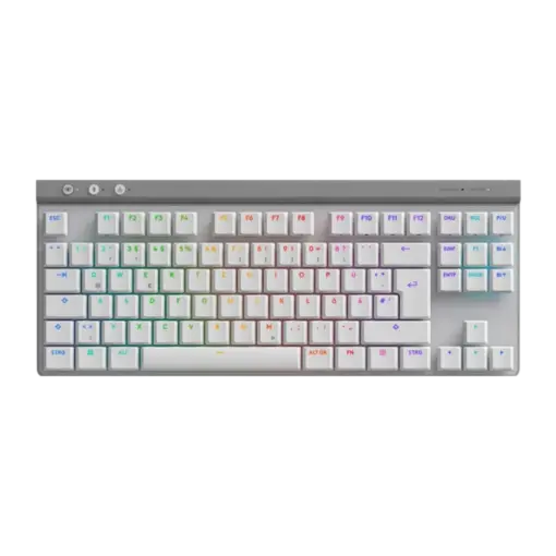 מקלדת גיימינג LOGITECH G515 LIGHTSPEED TKL צבע לבן